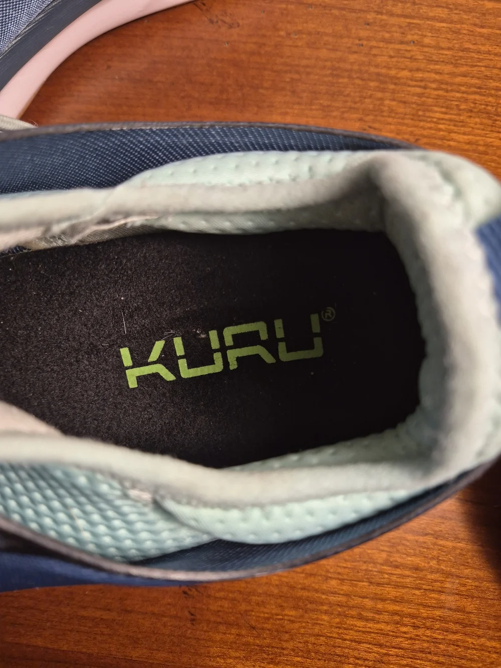 KURU Women's Navy and Mint Athletic Sneakers Size 10M